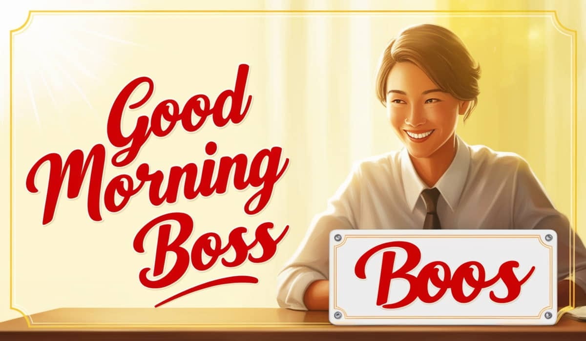 good morning messages for boss