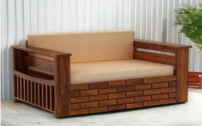 Wooden Sofa Cum Bed - A Space Saving Solution In The Living Room 